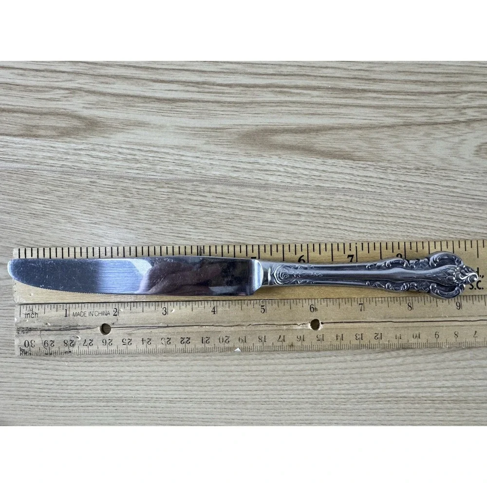 Vintage Stanley Roberts Lady JoAnn  Dinner Knives Set of 5 Stainless Japan